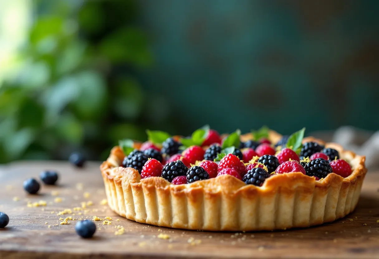 Cape Honeyberry Tart recipe image