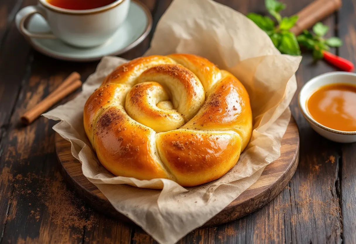 Caramelized Te Bun recipe image