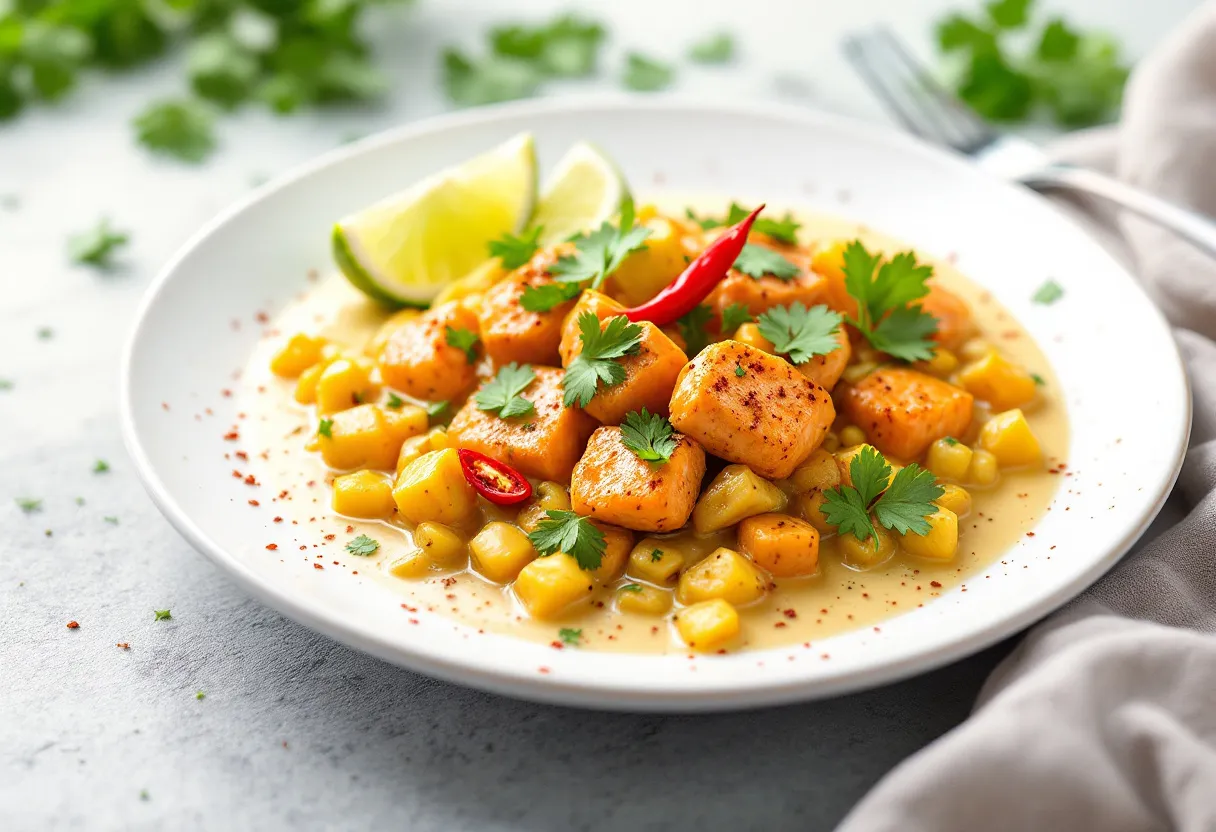 Caril Salamun recipe image