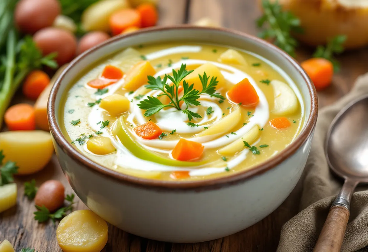 Cawl Cennin Cymreig recipe image