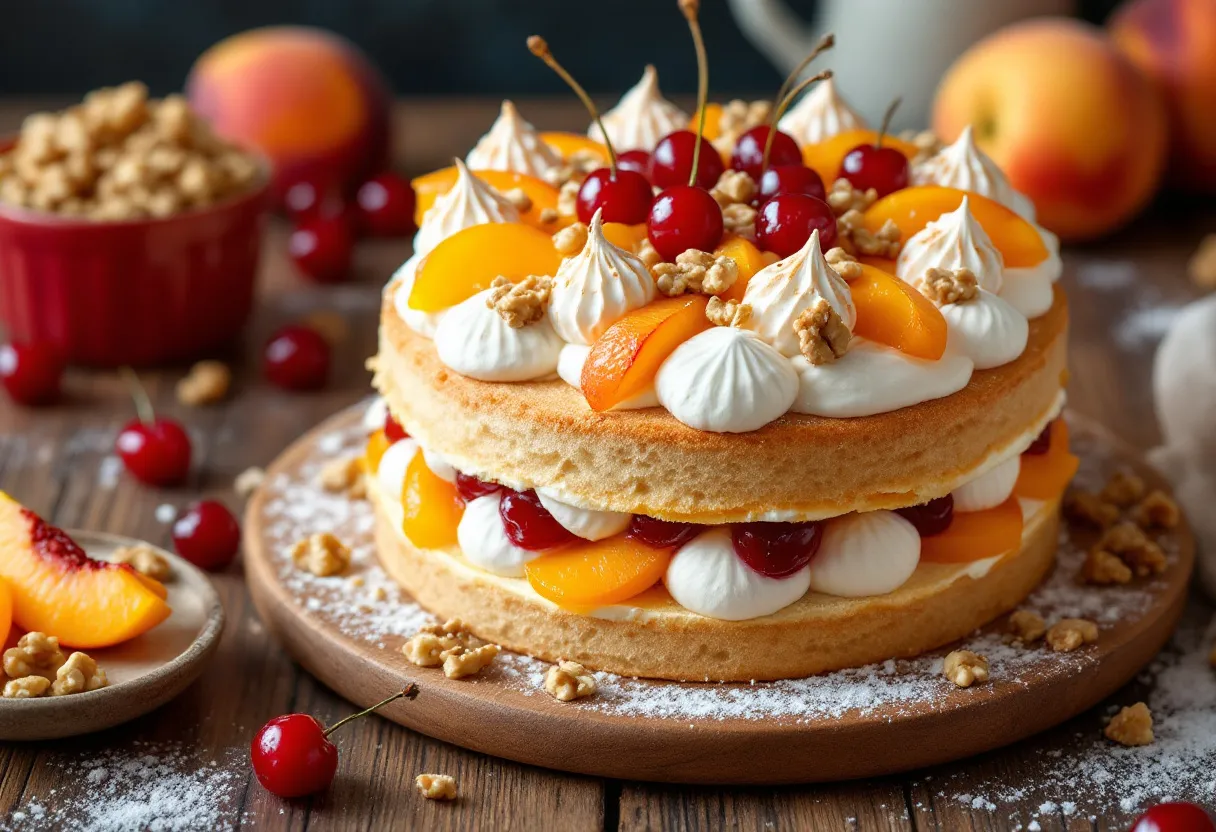 Chajá de Durazno recipe image