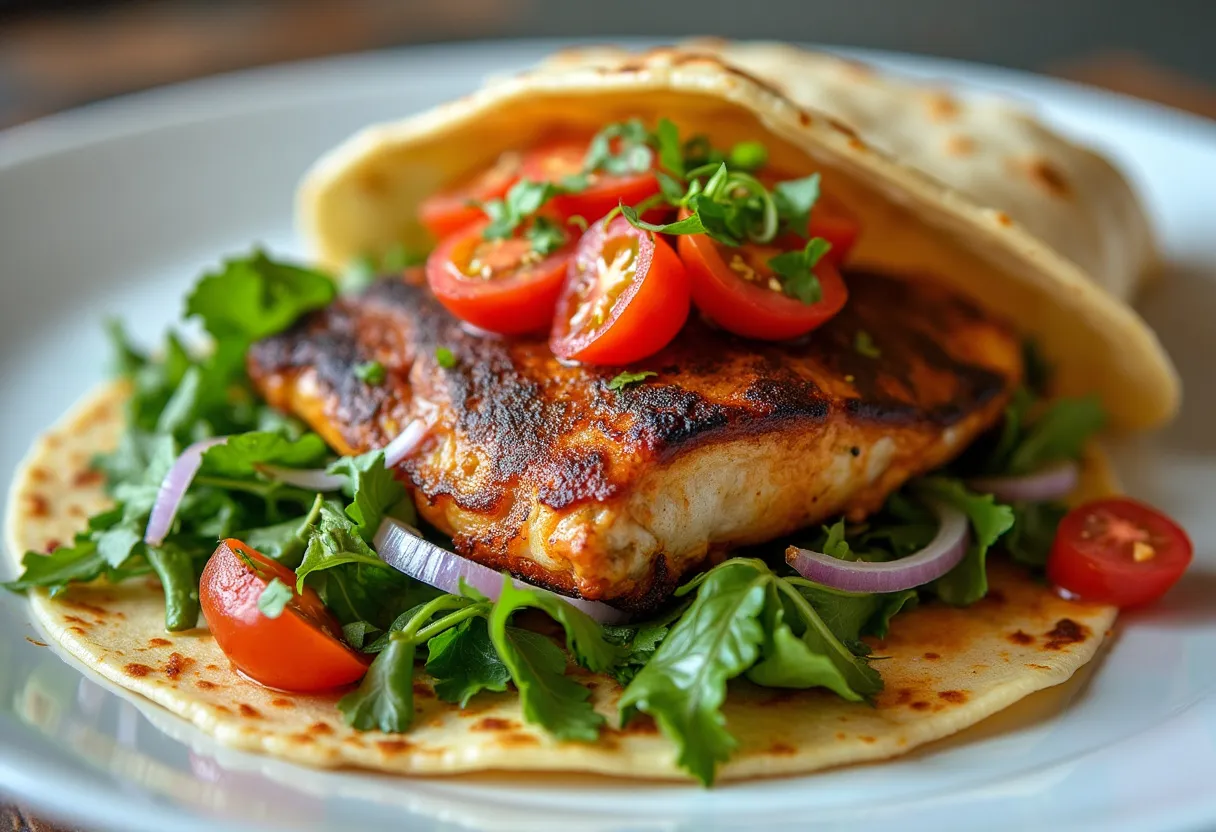 Chambo and Nkhwani Wrap recipe image