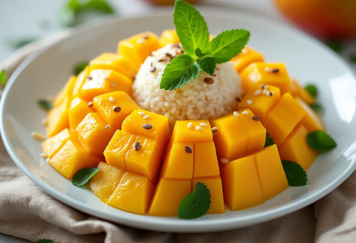 Chiang Mai Chilled Mango Temptation recipe image