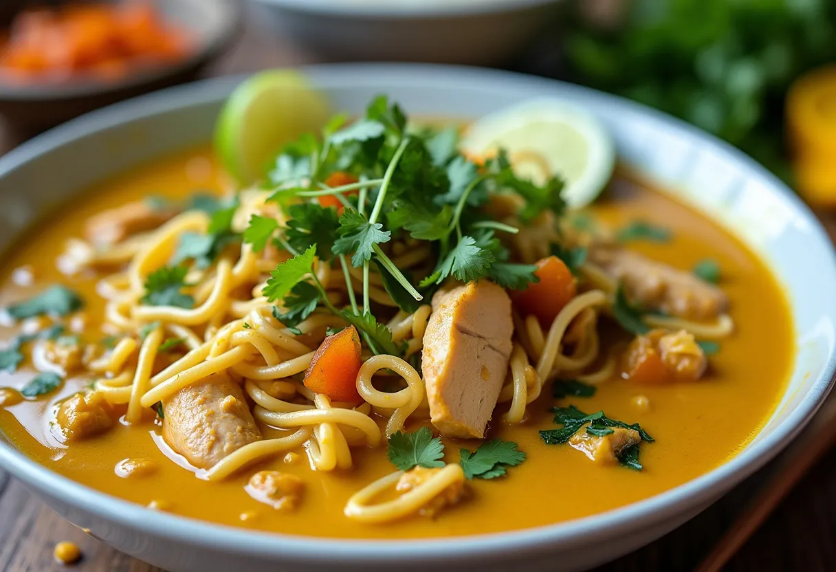 Chiang Mai Coconut Curry Noodles recipe image