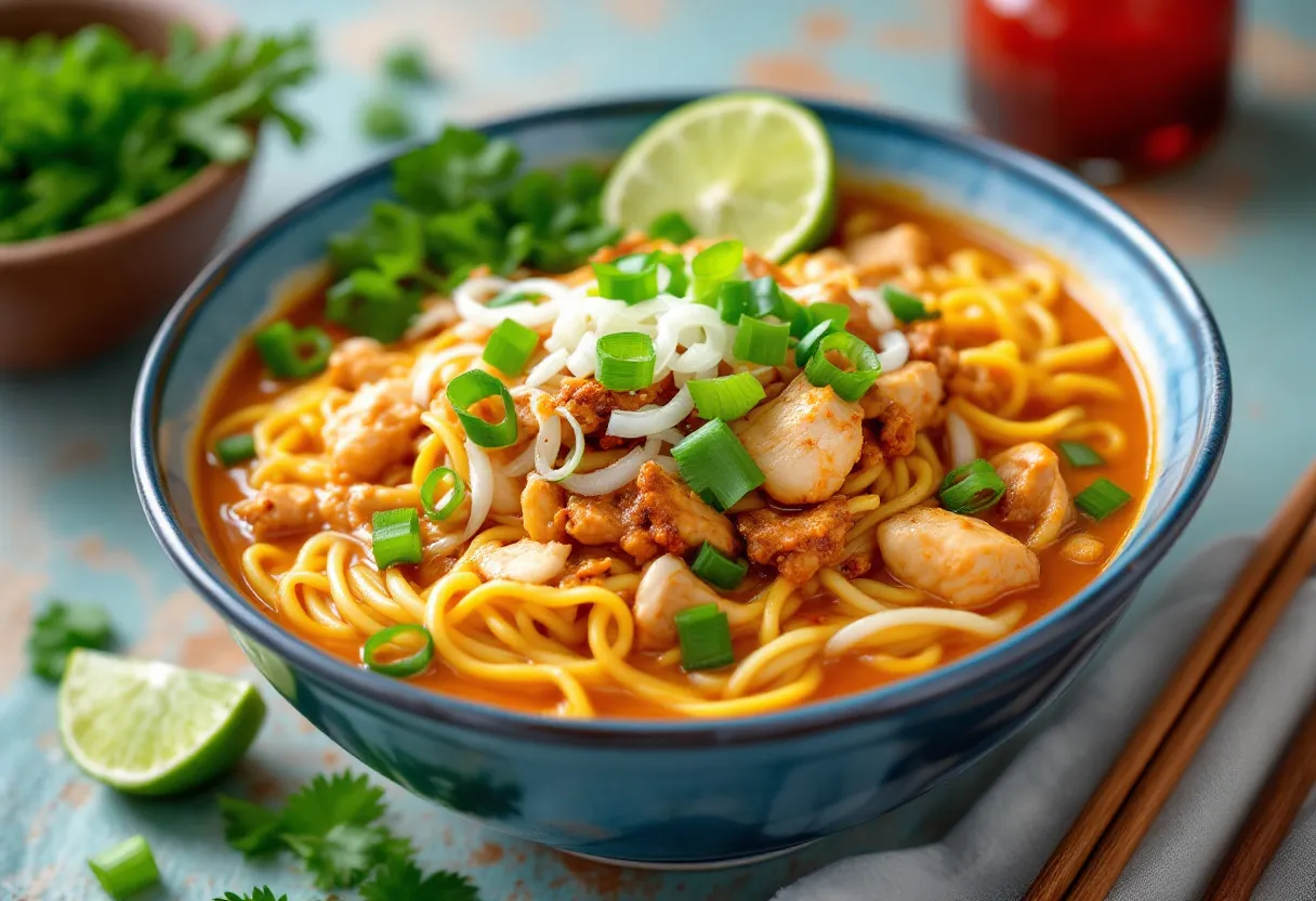 Chiang Mai Lanna Noodles recipe image