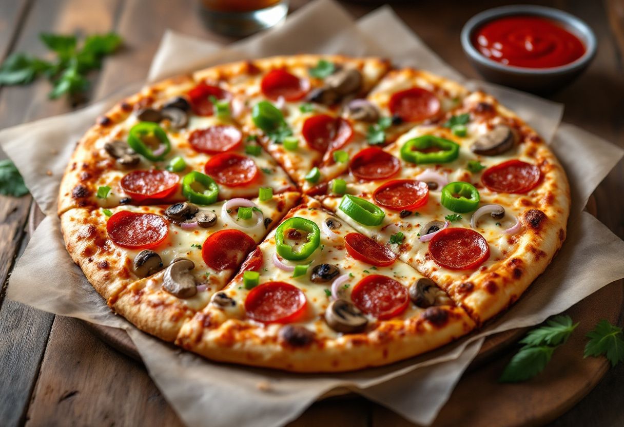 Chicago Tavern Pizza recipe image