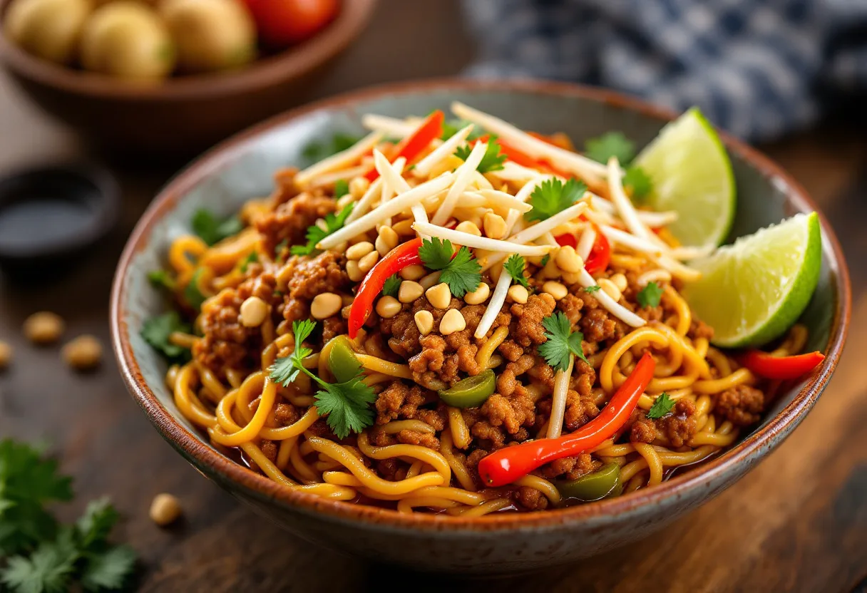 Chili Harmonious Noodles recipe image