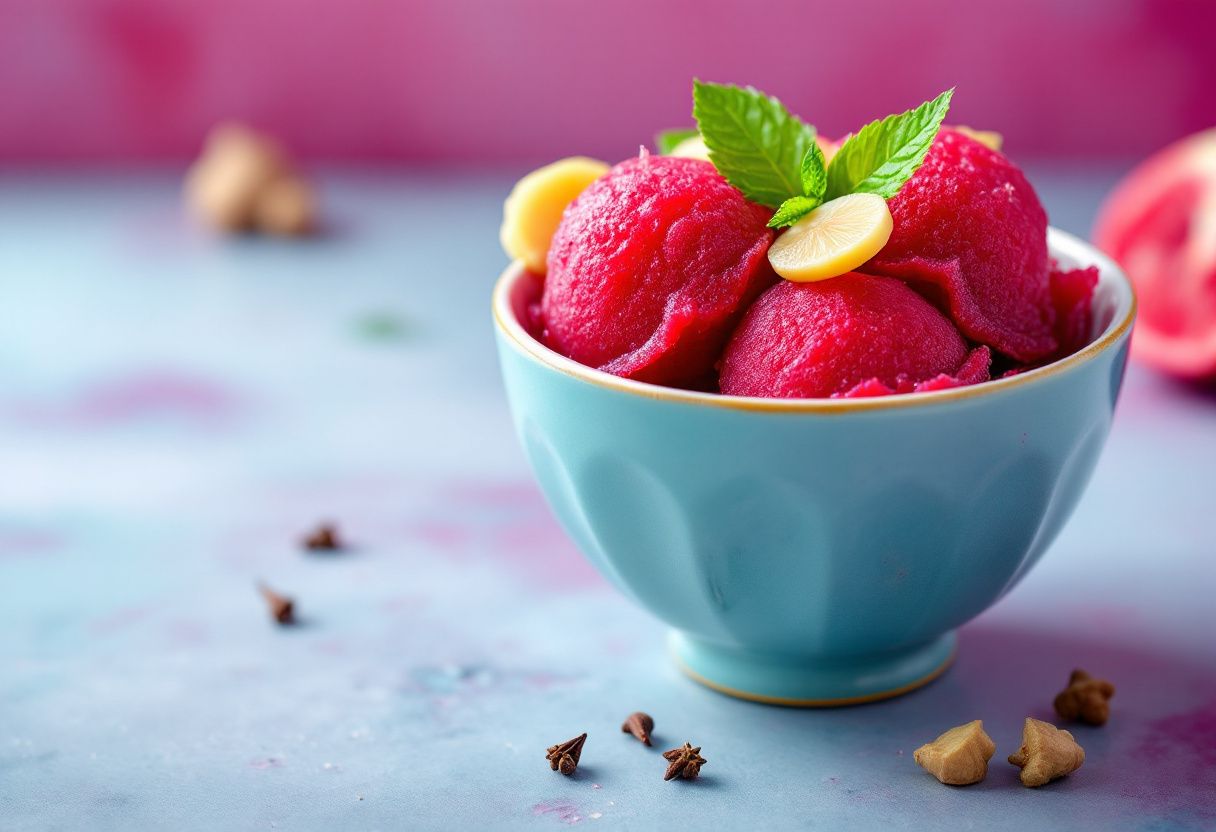 Chilled Zobo Sorbet recipe image