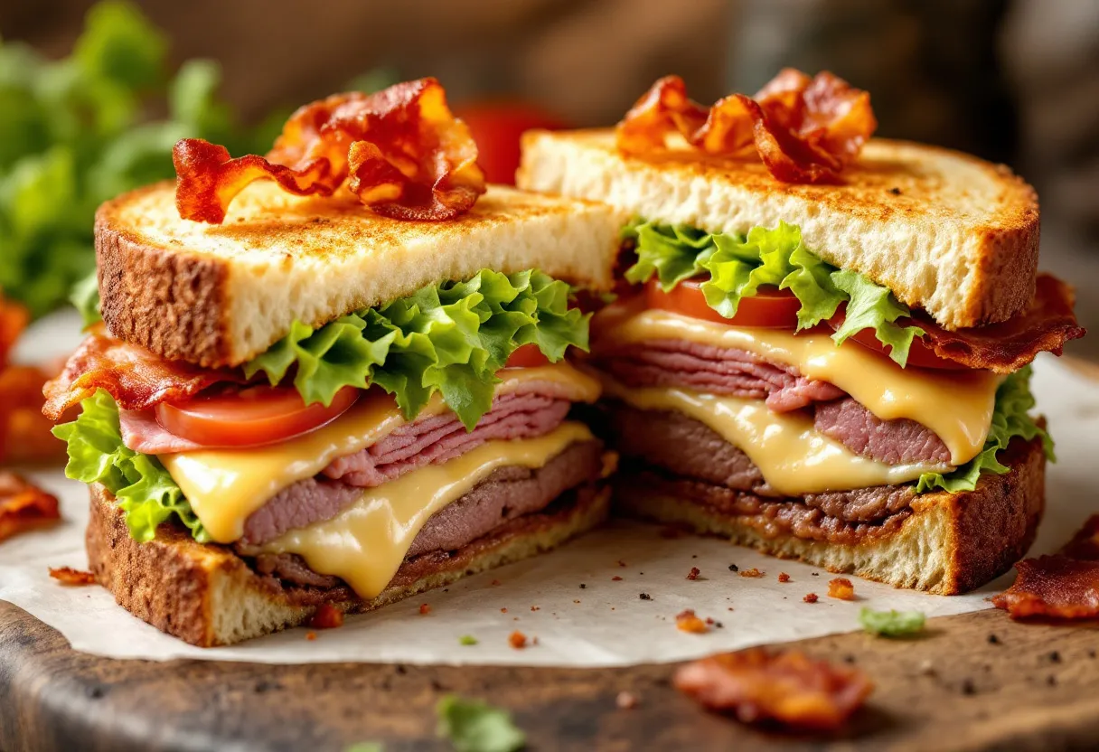 Chivito Melt recipe image