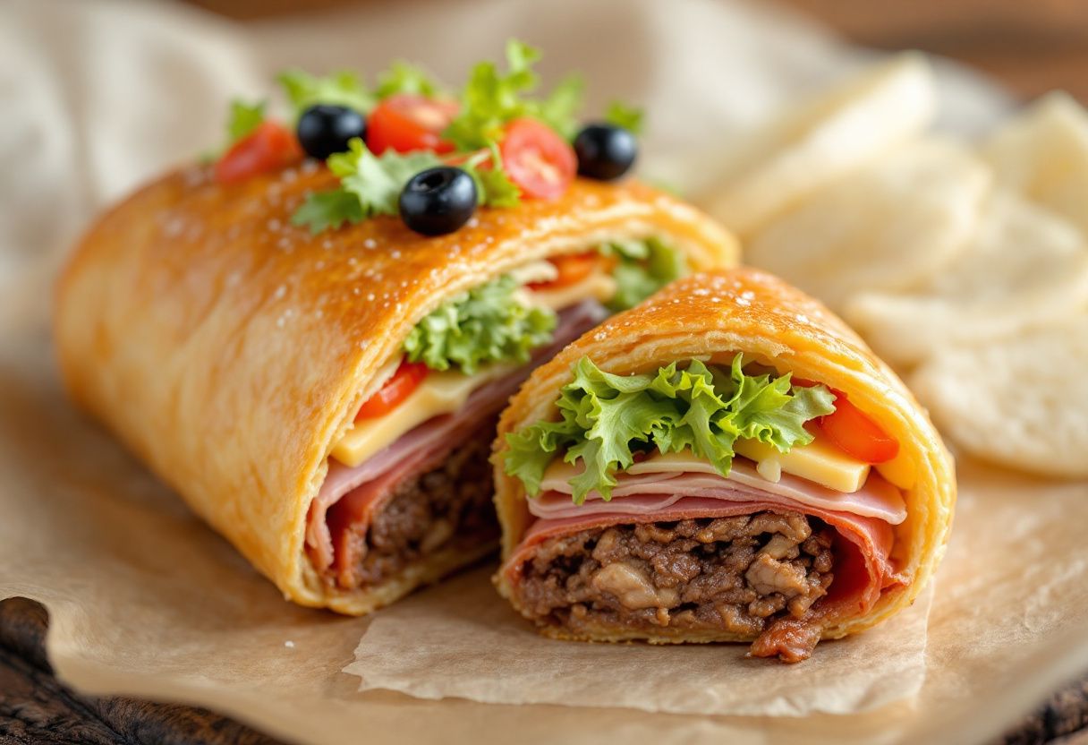 Chivito Pasty recipe image
