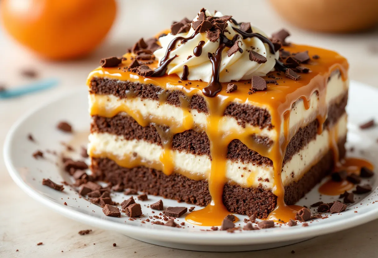 Choco-Caramel Tres Leches Cake recipe image