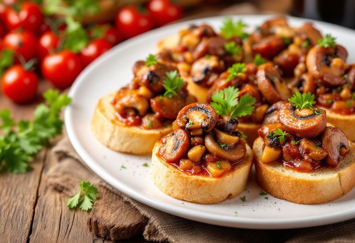 Choricampiñones Portenos recipe image