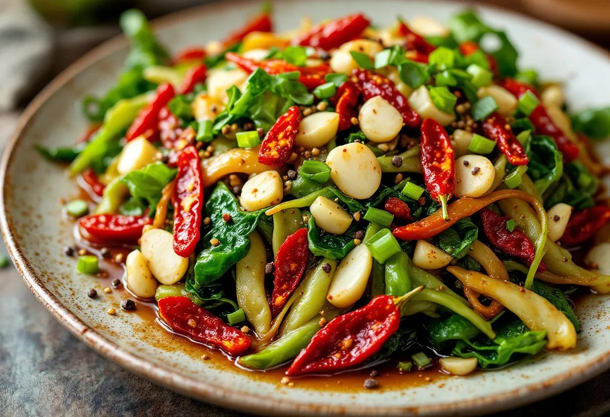 Chuan Fragrant Greens recipe image