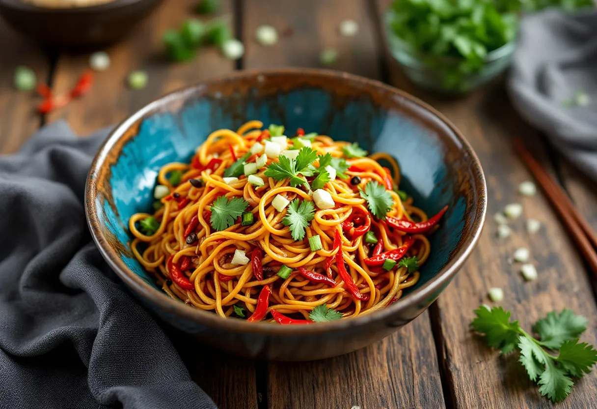 Chuan Vodka Fire Noodles recipe image