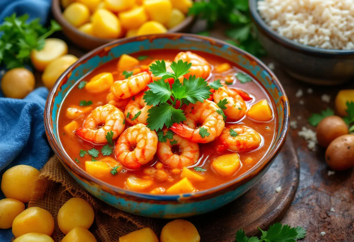 Chupe de Camarones recipe image