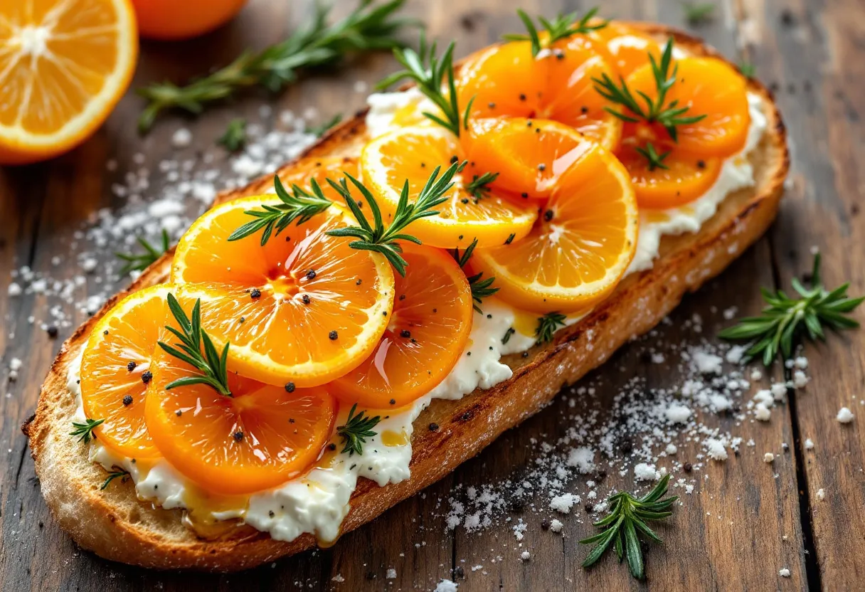 Citrus Languedoc Tartine recipe image