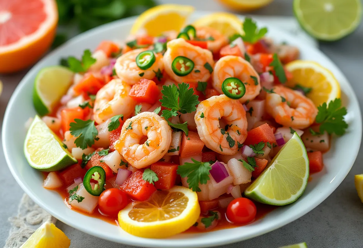 Citrus Splash Ceviche recipe image