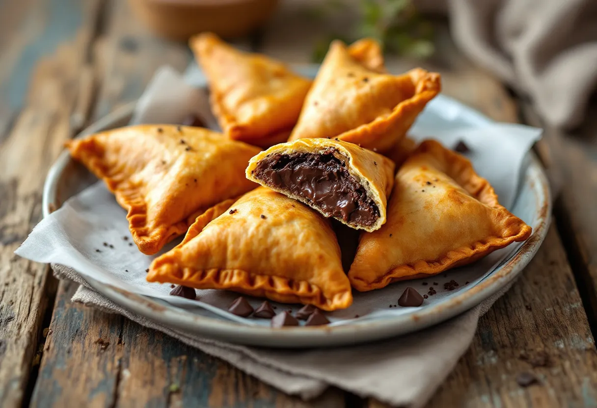 Cocoa Samosa recipe image