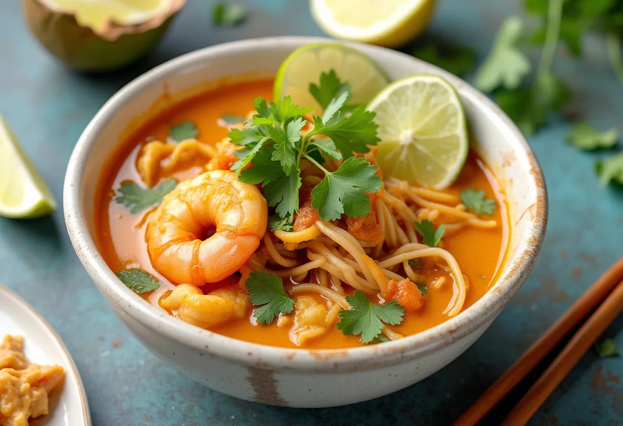 Coconut Curry Laksa recipe image