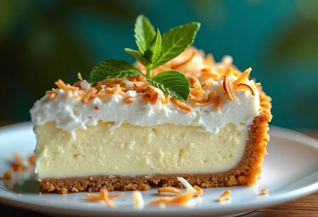Coconut Essence Pie recipe image