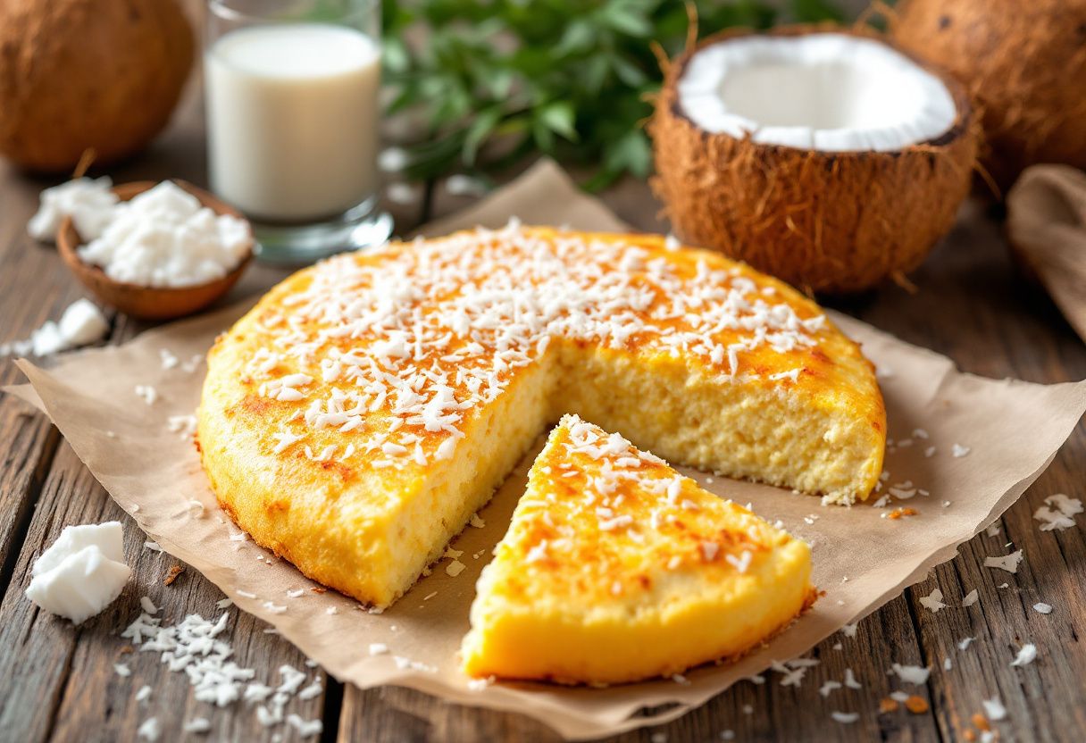 Coconut Johnny Cake recipe image
