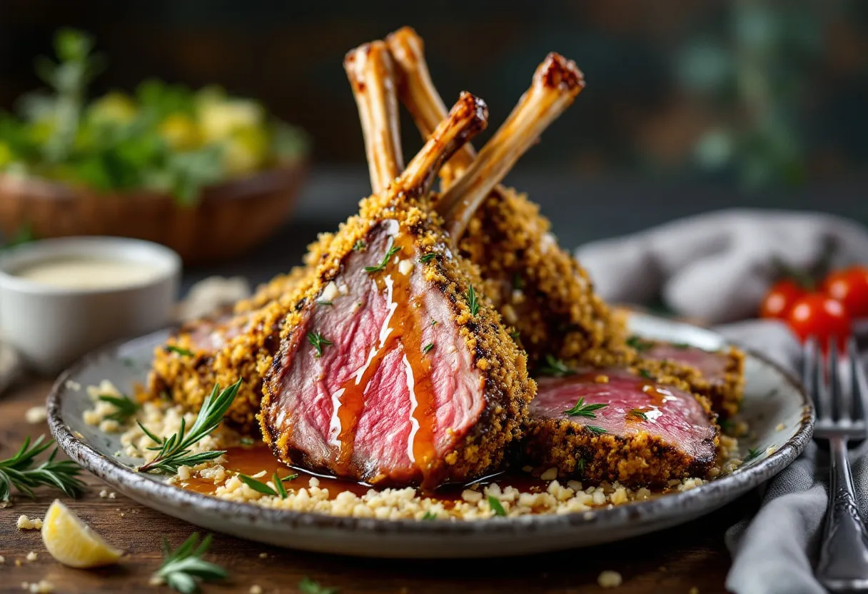 Cordero en Costra recipe image