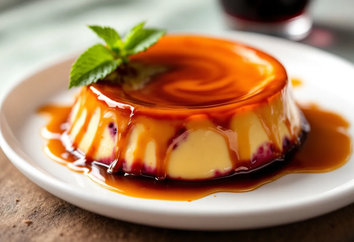 Córdoba Malbec Flan recipe image