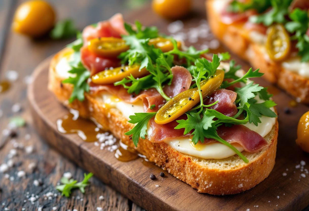 Cornichon Tartine recipe image