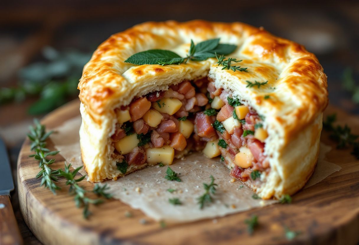 Cotswold Charcuterie Pie recipe image