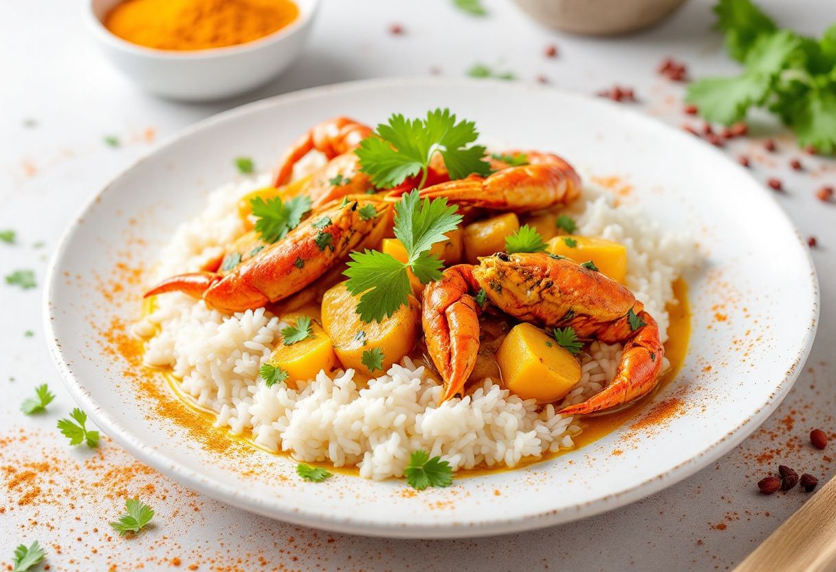 Crabes à la Réunionnaise recipe image