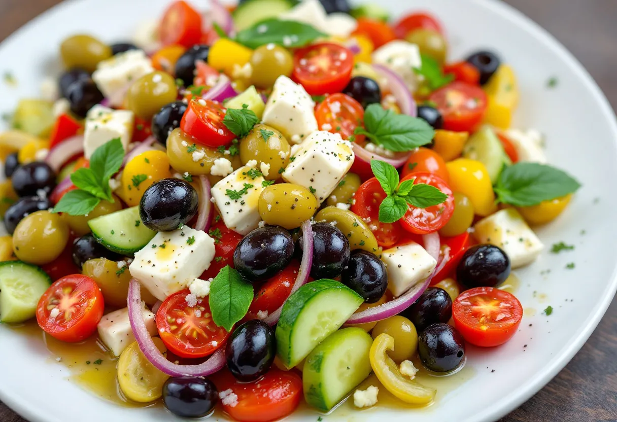 Cretan Olive Mosaic recipe image