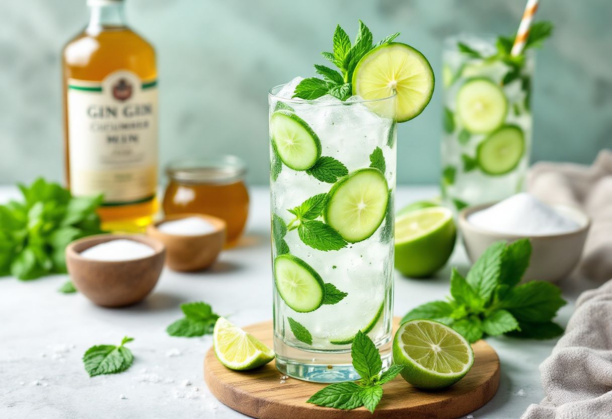 Cucumber Mint Cooler recipe image