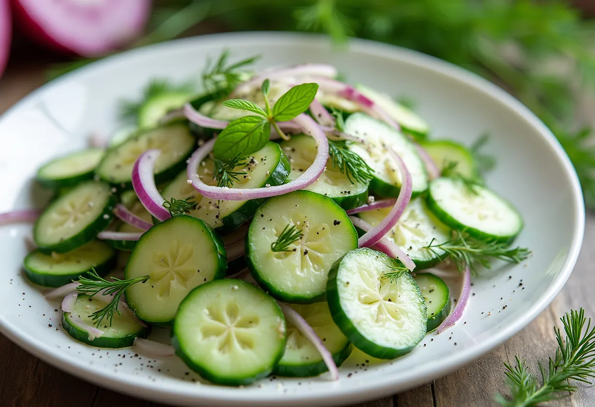 Cucumber Sassivekay recipe image