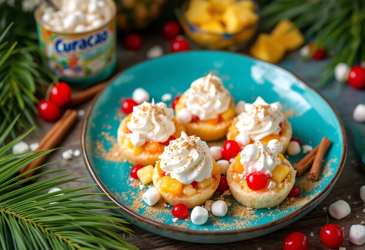 Curaçao Ambrosia Bites recipe image