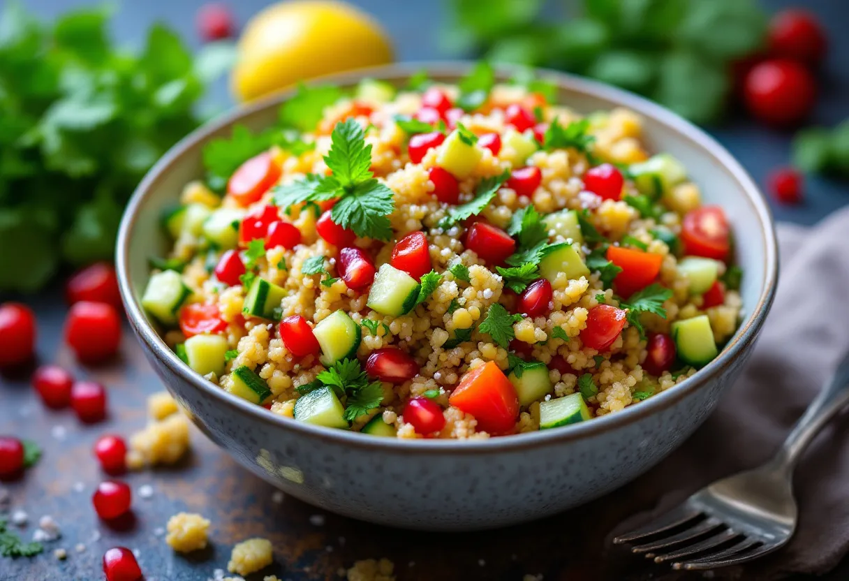 Cusco Quinoa Tabbouleh recipe image