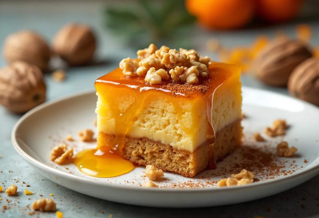 Cypriot Honey Squares recipe image