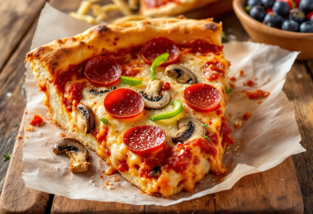 Deep-Dish Pizza recipe image