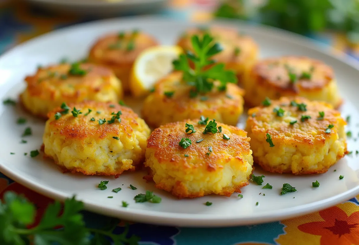 Downeast Mashed Cod Cakes recipe image