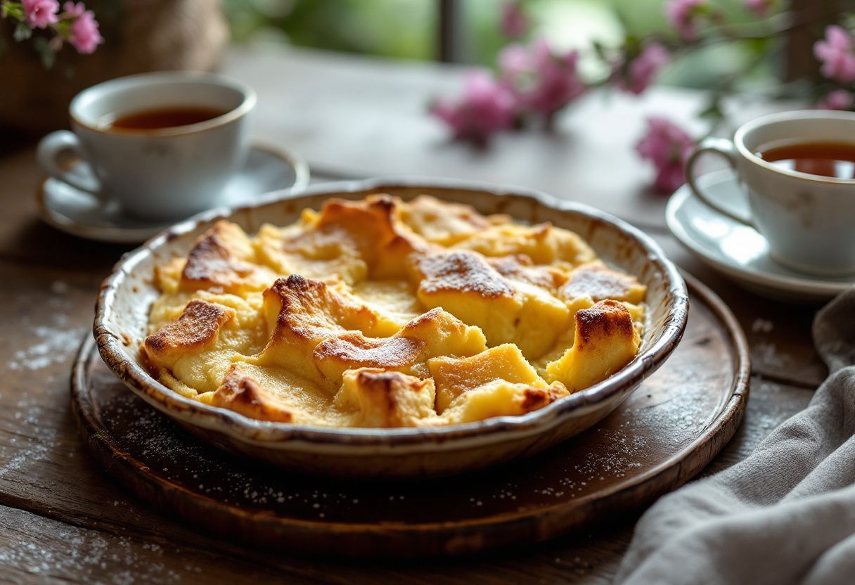 Earl Grey Bread Pudding recipe image