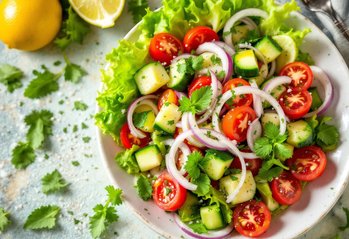 El Salvadorian Oregano Ensalada recipe image