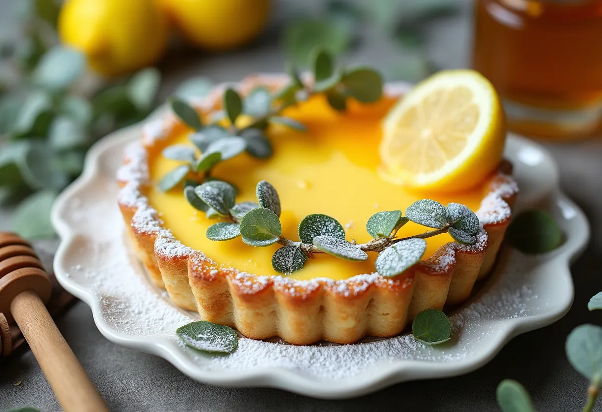 Eucalyptus Infusion Tart recipe image