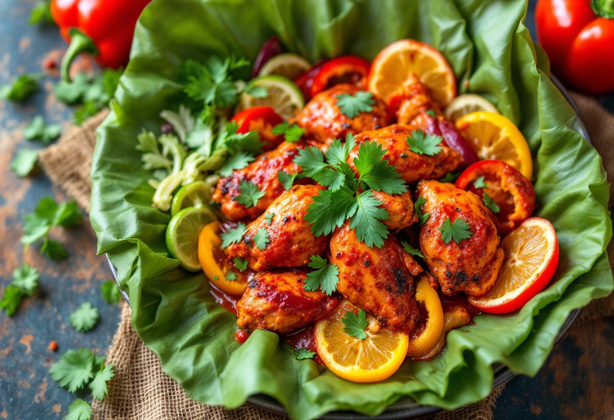 Fiery Red Recado Chicken recipe image