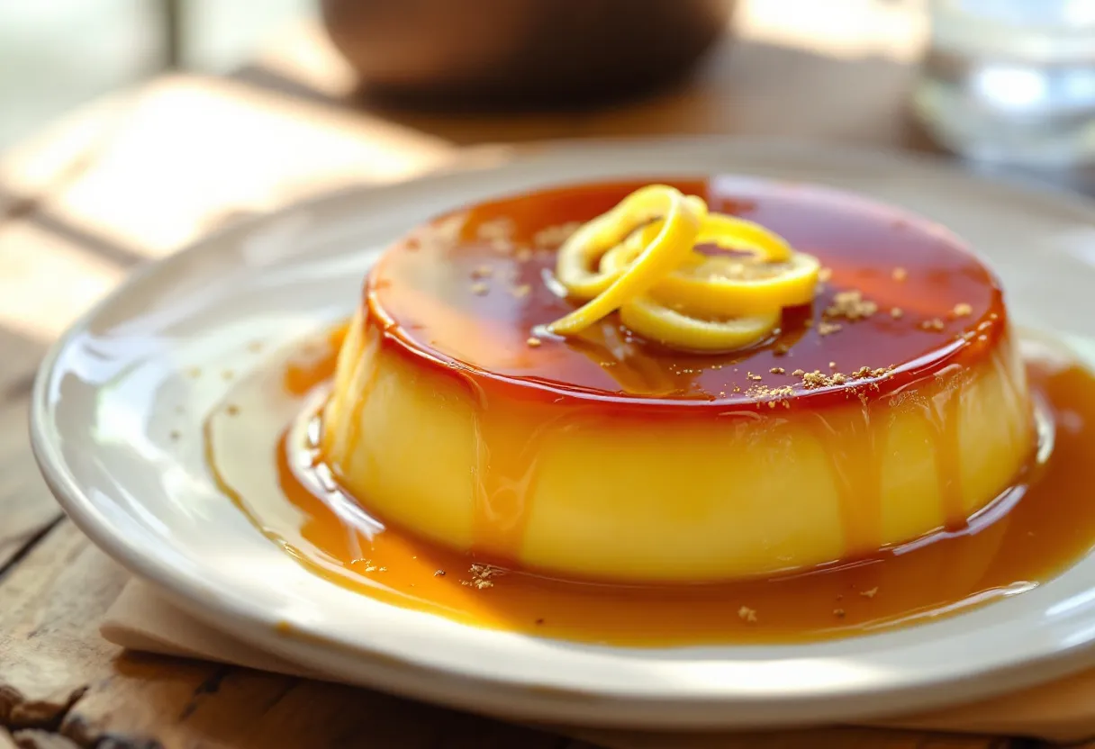Flan de Yema al Ron recipe image