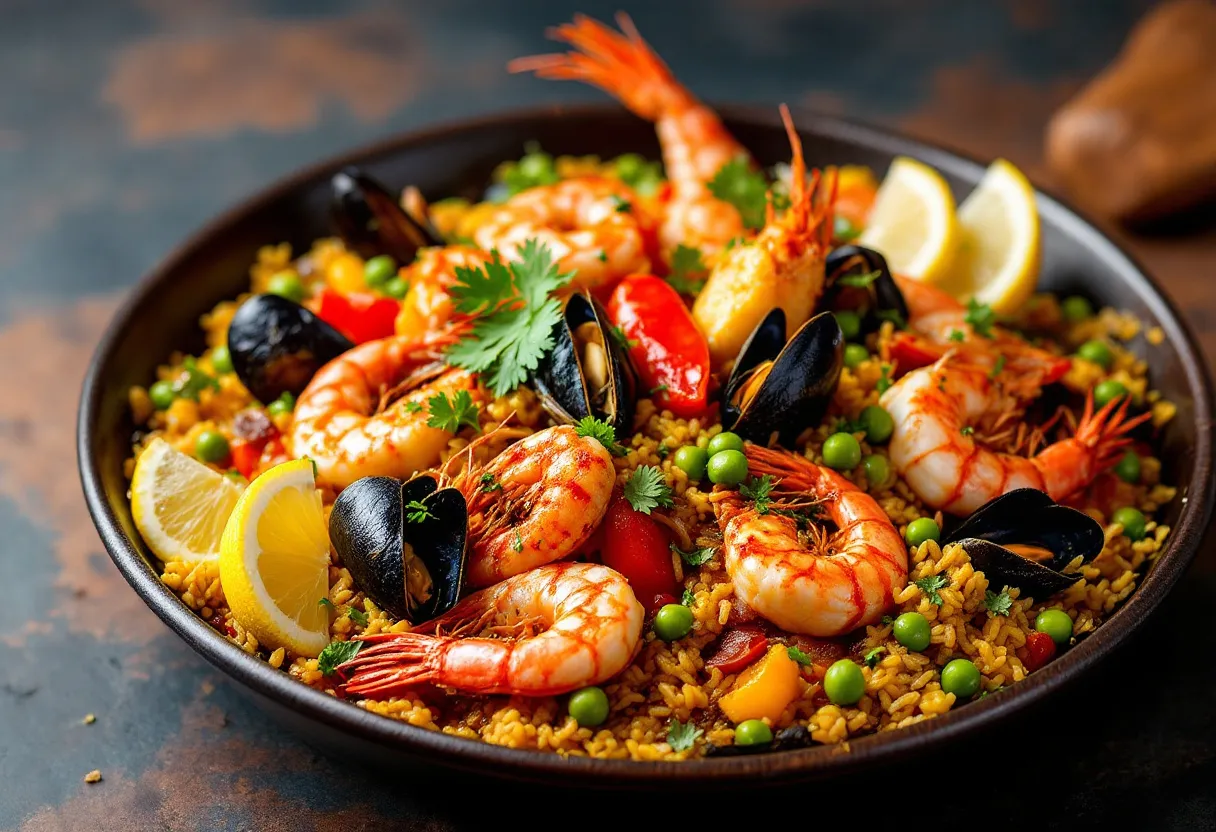 Fremantle Seafood Paella recipe image