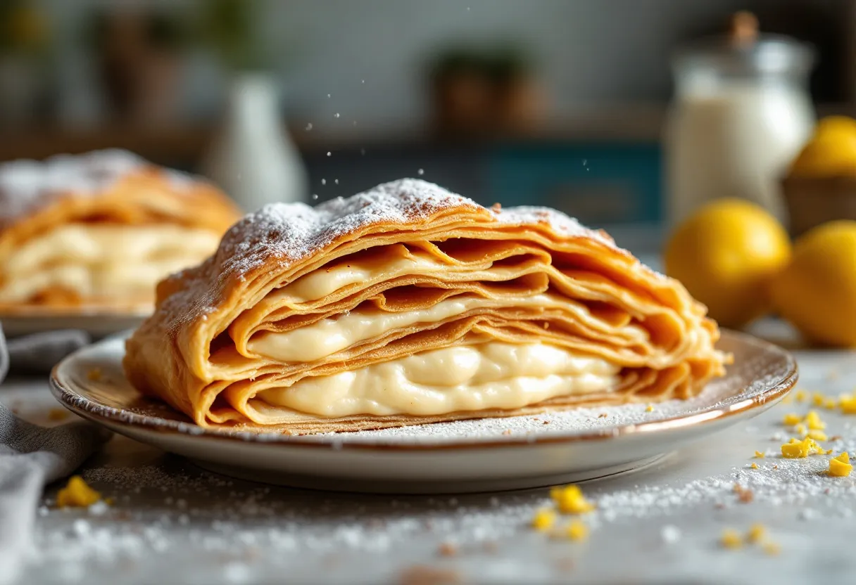 Frosted Bougatsa recipe image