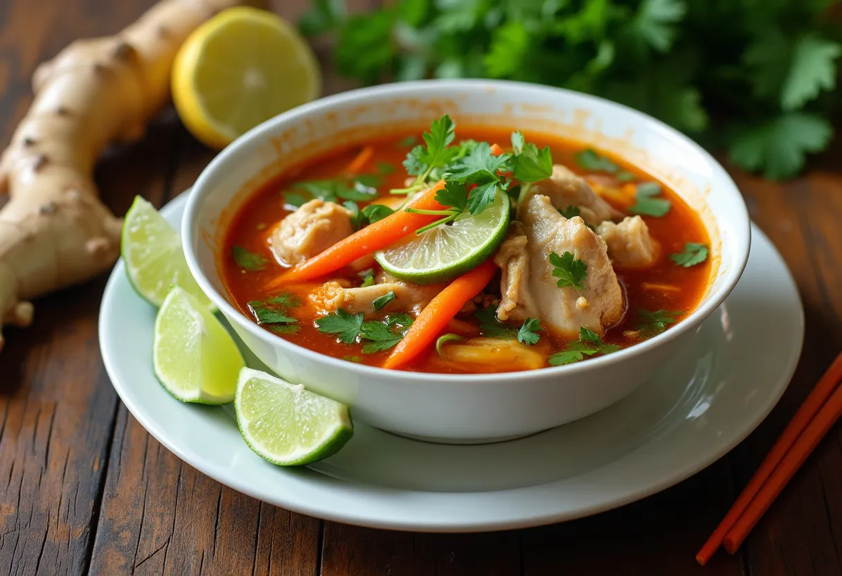 Gai Tom Khing recipe image