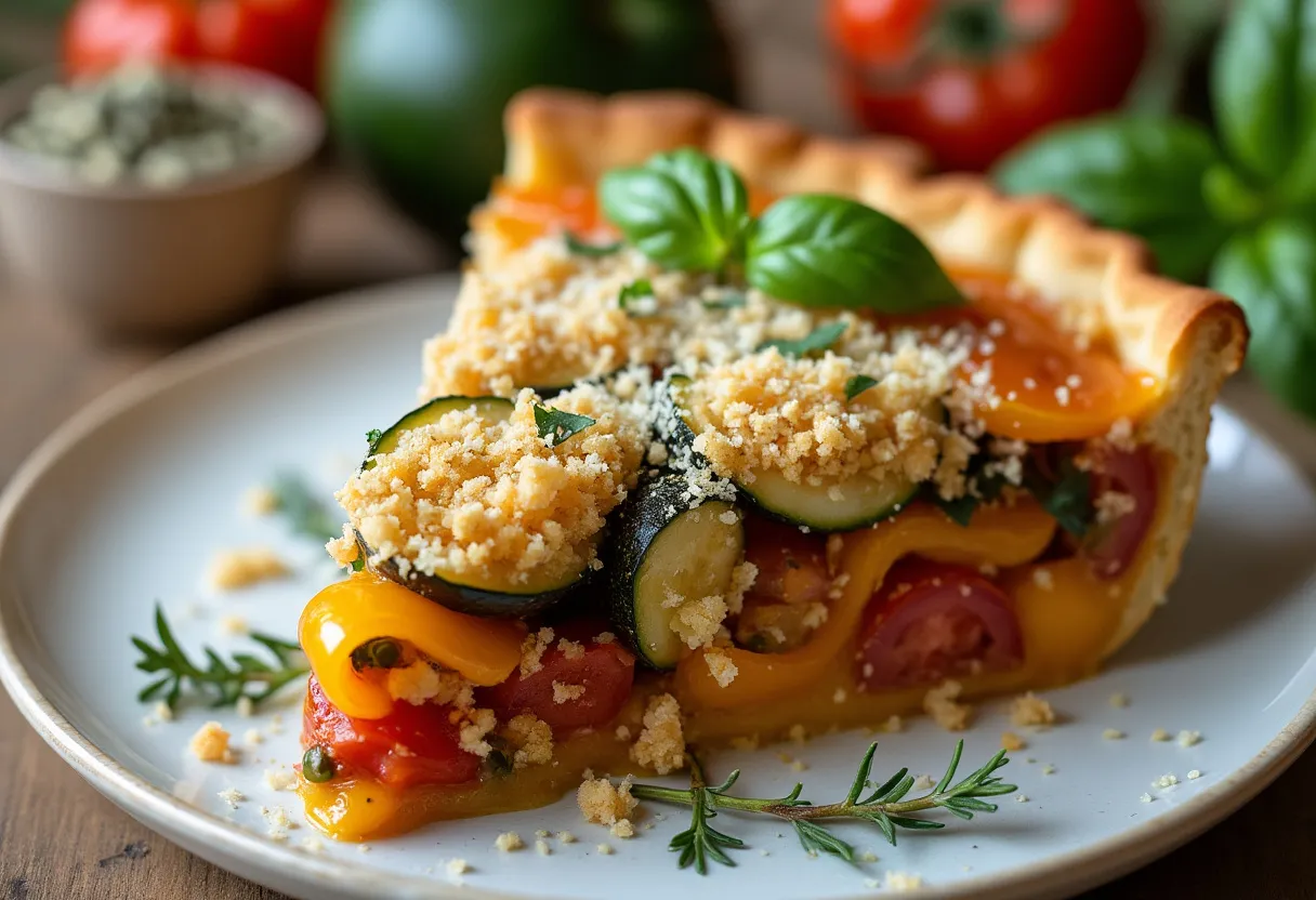 Garden Crumble Pie recipe image