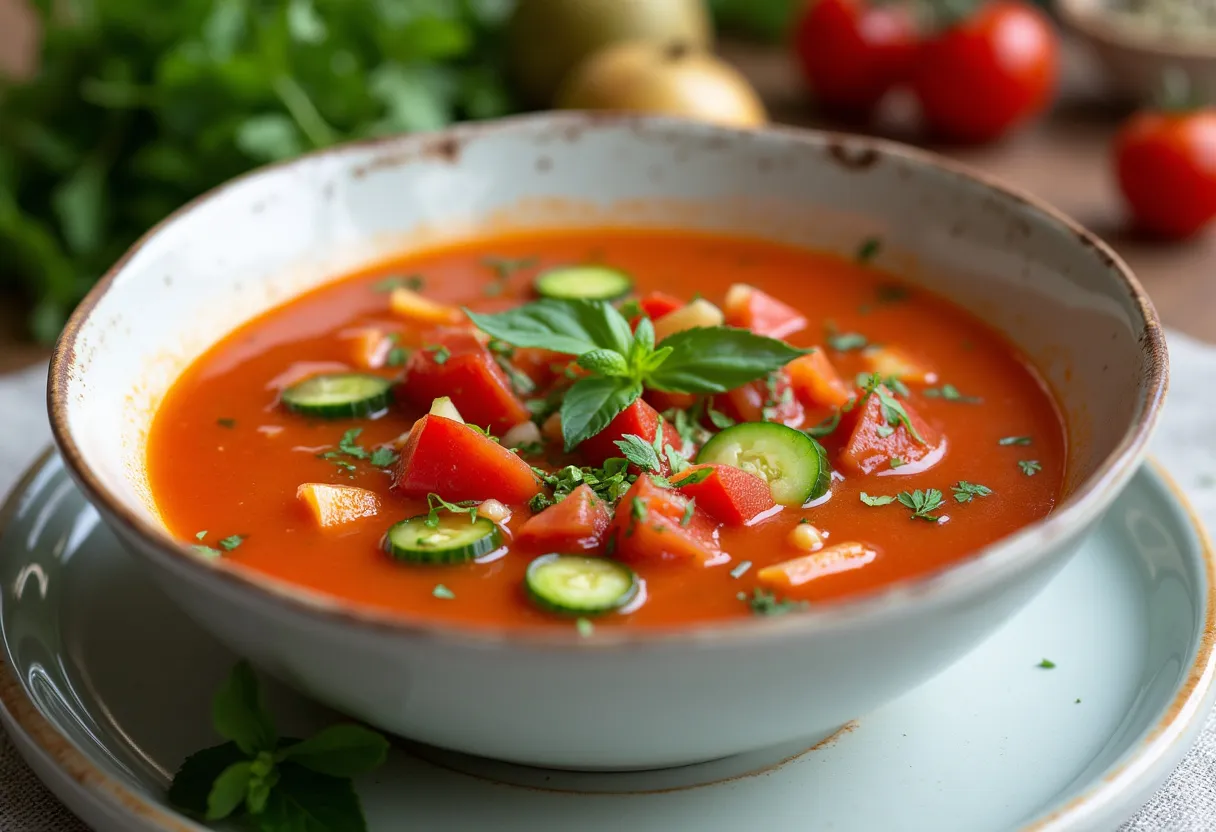 Gazpacho Andaluz recipe image