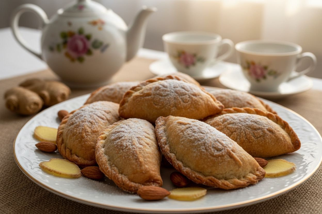 Ginger Shekerbura recipe image