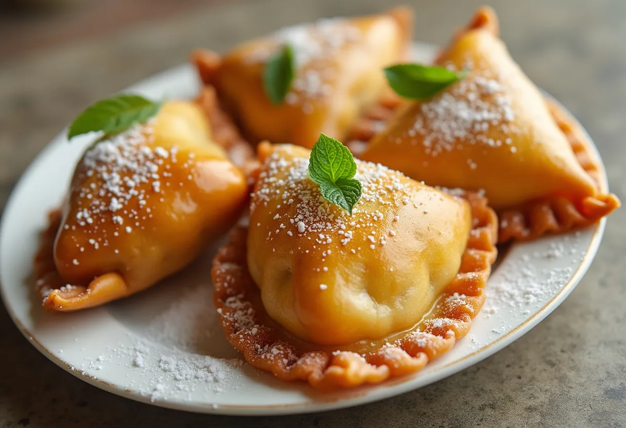 Ginger Vanilla Samosa Delight recipe image